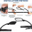 360 Rotatable Bicycle Rearview Mirror for 21-26mm Handlebar 4