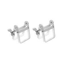 Tandpasta-uitroller, metalen tube-roller, roterende tandpasta-dispenser, tube-uitroller, roestvrij staal