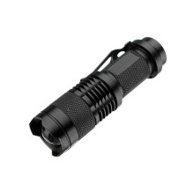 Telescopische focusseerbare zaklamp voor buiten, telescopische zoomzaklamp, TL-zaklamp met witte lichtbundel