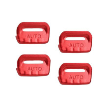 Afdekkapjes voor raamknoppen voor JL Gladiator JT 2018 - Interieuraccessoires van aluminiumlegering