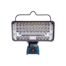 Työvalo 7 tuuman langaton LED-lamppu taskulamppu 18 V 14 V kaksois-USB-litiumioniakulle retkeilyarkkitehtuuri