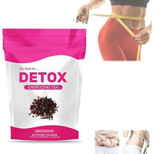 (1 pussi) Detox-energiaa antava tee, Detox-tee, Täysin luonnollinen, Laksatiiviton Tukee tervettä painoa,