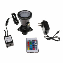 (1 lamp + 1 afstandsbediening) LED RGB tuinvijverspot, onderwaterlamp voor aquarium, fontein of zwembad