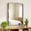 Homcom (Black) HOMCOM Rectangular Wall Mirror, 90 x 60 cm Wall Mounted Bathroom Mirror 1