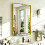 Homcom (Yellow) HOMCOM Rectangular Wall Mirror, 90 x 60 cm Wall Mounted Bathroom Mirror 1