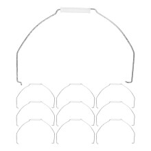 10pcs Metal Bucket Handle Replacements, Sturdy Grip for Household Pails