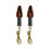 4pcs 12V Amber Motorcycle Turn Signal Lights Front & Back 1