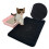 Kattsandsmatta Kattlådematta Black 5