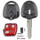 2-Button Car Remote Key Case with ID46 & Battery for Mitsubishi Models 1