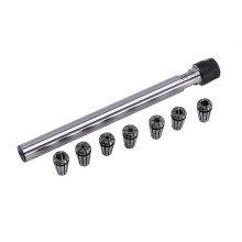 C10 Er8A 100L Collet Chuck Holder with 7Pcs Er8 Spring Collet Set