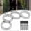 Rotatable Foldable 4-Finger Tactical Rings Impact Tool EDC 1