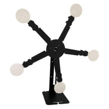 2026 New Rotating Metal Target Stand with 5 Steel Plates Kit