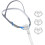 Set maschera nasale CPAP P2 con copricapo e cuscinetti per apparecchi da 22 mm 1