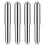 4PCS Universal Spring Loaded Toilet Paper Holder Roller Rod Replacement 1