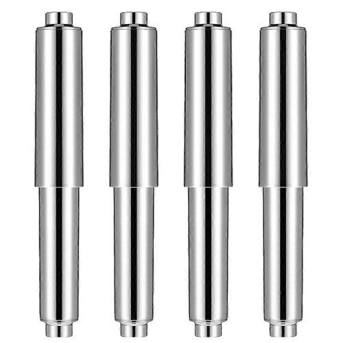 4PCS Universal Spring Loaded Toilet Paper Holder Roller Rod Replacement