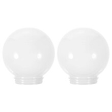 2pcs Acrylic Globe Lampshade for Outdoor Ceiling Wall Light Fixtures