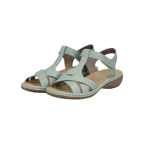Rieker Sandales Cuir Rieker Massa - Vert 2