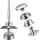 Set Snap Lock de 15 mm - Set de scule cu butoane Snap Silver 4