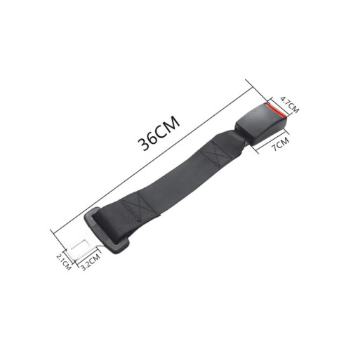 Universele autogordelverlenger, lengte: 36 cm 2