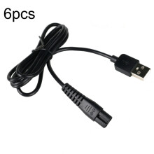 USB-Ladekabel für Xiaomi Mijia MJTXD01SKS Elektrorasierer, Lieferumfang: 6 Stück USB-Kabel