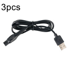 3 Stück HQ850 5V USB-Ladekabel für PHILIPS Rasierer HQ912/914/906/909/916