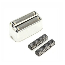 Electric Razor Trimmer Head Cover For Babylis,Style: Silver Cover+Silver Knife Net+Knife Head