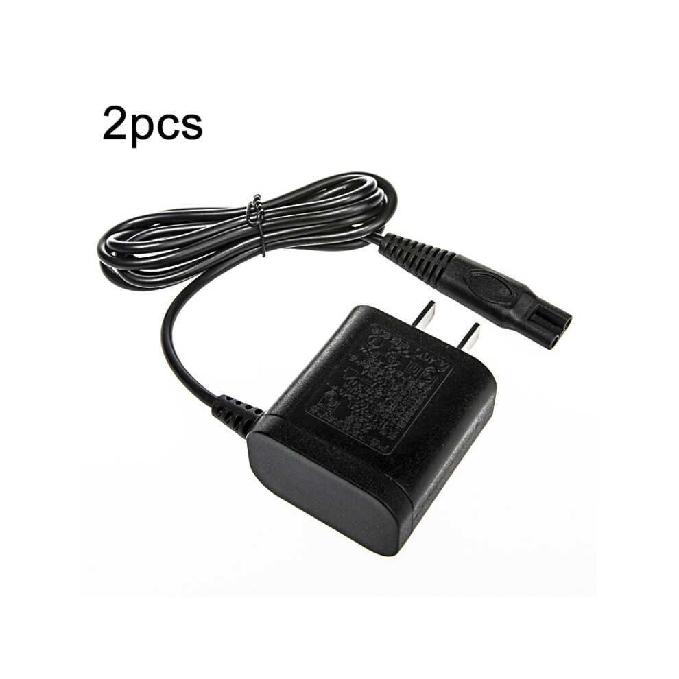 2pcs HQ850 8V Shaver Charger Adapter for PHILIPS HQ915 HQ916 HQ988 HQ909 S5077,US Plug