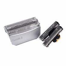 For Braun 5 / 8000 51S / 51B Series Wf2s / 5760 / 530 / 550 Replacement Foil Head+Blade(Silver)