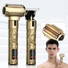 Set 2 in 1 di coltelli da barba per uomo per taglio capelli.