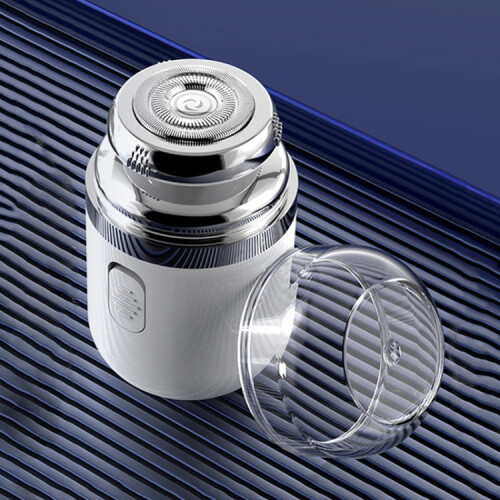 TY-500 2-in-1 mini draagbaar oplaadbaar elektrisch scheerapparaat (wit)