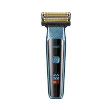 Rasoio elettrico digitale LCD 3 in 1 VGR V-366 da 5W con USB per la cura dei peli del naso (blu)
