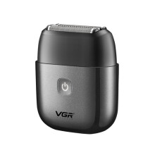 VGR V-340 5W USB Mini kannettava edestakainen sähköparranajokone (musta)