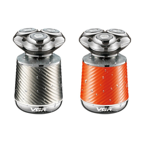 VGR V-391 5W USB 3 in 1 Smart Floating Three-Head Shaver(Orange) 1