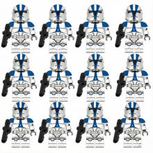 501st Clone Troopers Minifigures Kids Toy Set for Sci-Fi Fans