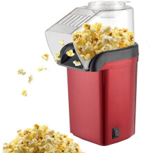 Délices de popcorn individuels : Mini machine à popcorn à air chaud, pour des en-cas sains et sans huile, faciles et rapides à préparer à la