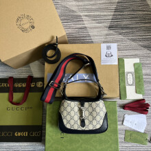Gucci Blue Rubberized Leather Clutch 19×13×3cm