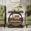 Tribesigns Tribesigns Narrow Side Table with 3 Storage Shelves 4