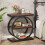 Tribesigns Tribesigns Narrow Side Table with 3 Storage Shelves 7