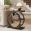 Tribesigns Tribesigns Narrow Side Table with 3 Storage Shelves 8