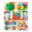 Educational Wooden Busy Game Board With Multiple Rattles For 7