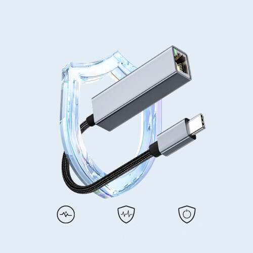 USB-C-auf-Ethernet-Adapter Gigabit 2