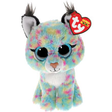 TY Beanie Boos Collection Lynx the Bobcat 15cm Soft Plush Toy