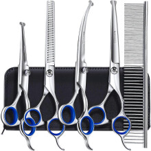 6 in 1 Professional 4CR Stainless Steel Dog Grooming Scissors
