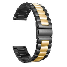 22mm Black Gold Stainless Steel Quick Release Watch Band
