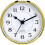 3.5 Inch Quartz Clock Insert Arabic Numeral Gold Rim Movement 1