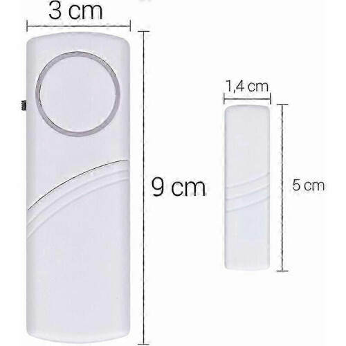 Drahtloser Fensteralarm 100 dB mit Magnetverschluss 2