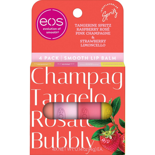 eos Limited Edition Lip Balm 0.14 oz, 4-Pack