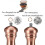 2026 Olde Thompson Copper Pepper Mill & Salt Shaker Set 3