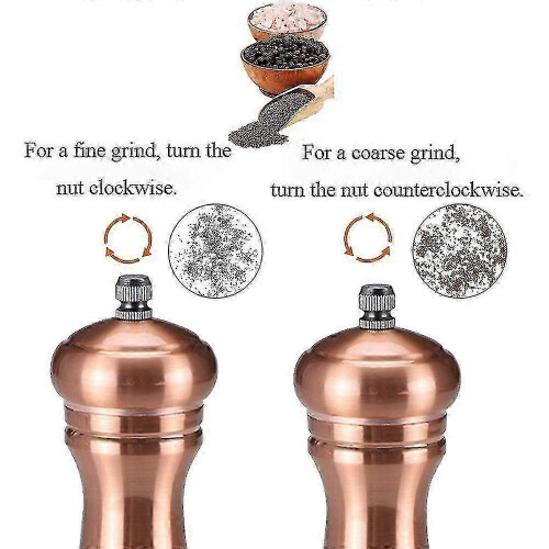 2026 Olde Thompson Copper Pepper Mill & Salt Shaker Set 2
