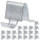 20pcs Heavy Duty Cabinet Shelf Clips & Support Brackets 1